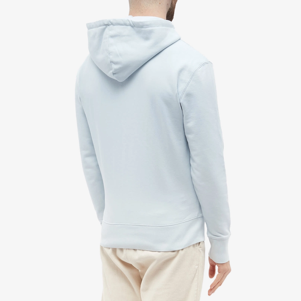 Maison Kitsune Palais Royal Classic Hoodie Grey Blue